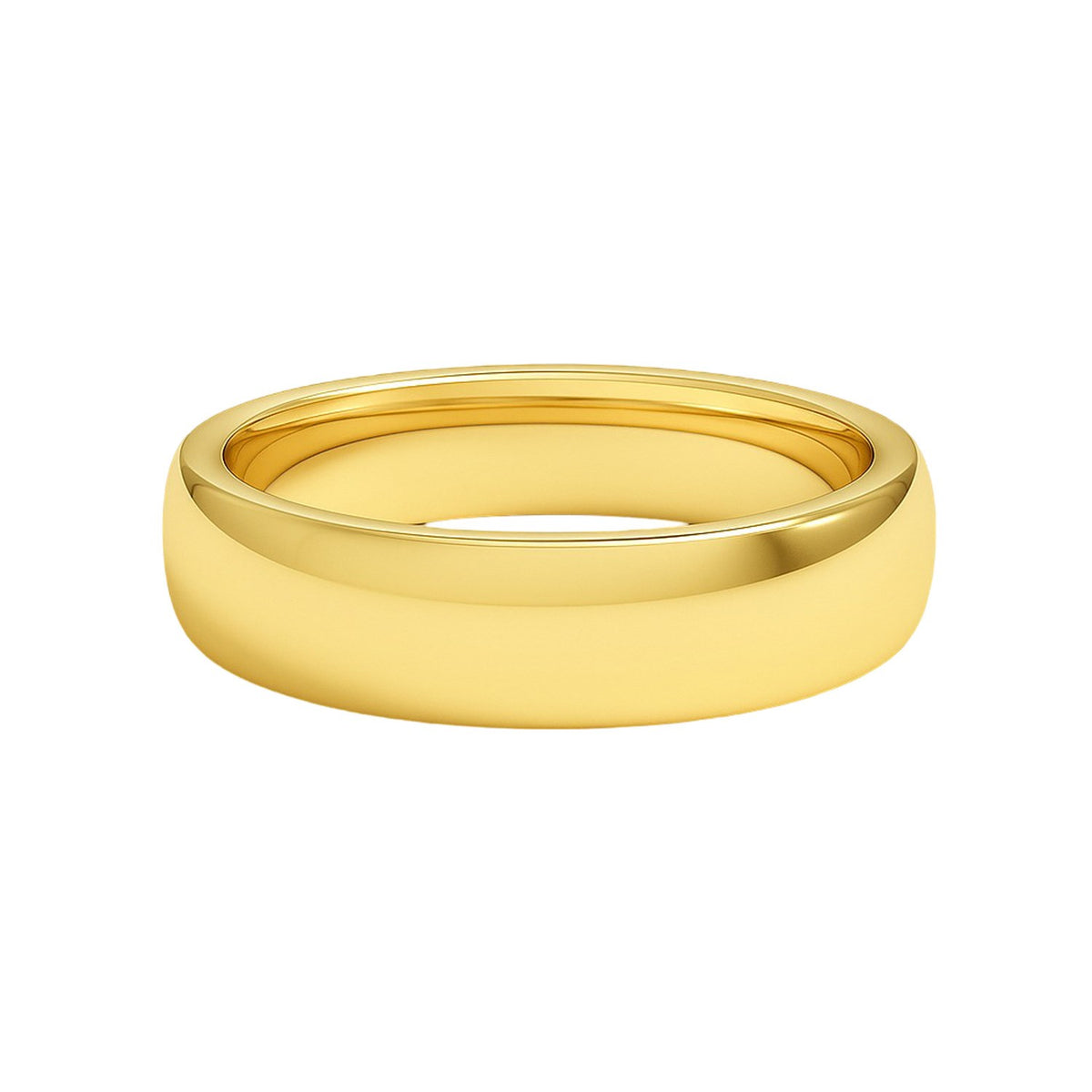 14k Yellow Gold Comfort Fit Wedding Band (6.00 mm) RCJ