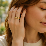 14k Yellow Gold Comfort Fit Wedding Band (6.00 mm) RCJ