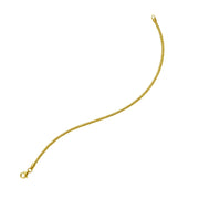14K Yellow Gold Sparkle Spring Chain Bracelet (2.10 mm) RCJ