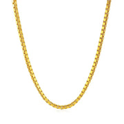 14k Yellow Gold Semi Solid Box Chain (2.10 mm) RCJ