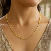 14k Yellow Gold Semi Solid Box Chain (2.10 mm) RCJ