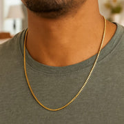 14k Yellow Gold Semi Solid Box Chain (2.10 mm) RCJ