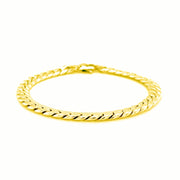 14K Yellow Gold Cuban Link Bracelet (5.90 mm) RCJ