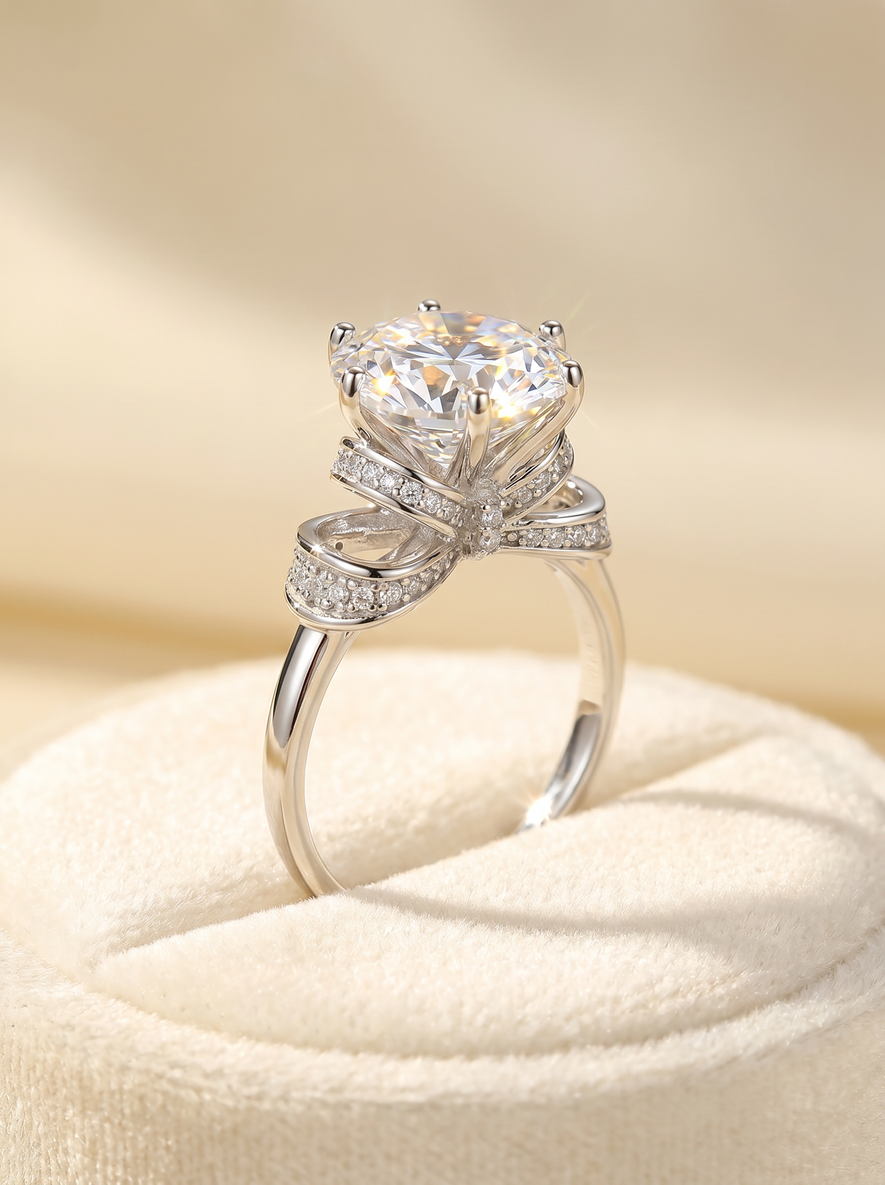 Promise Bow Statement Ring by AlbaLuxe AlbaLuxe