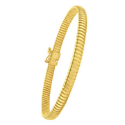 14K Yellow Gold Tubogas Bracelet (5.00 mm) RCJ