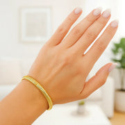 14K Yellow Gold Tubogas Bracelet (5.00 mm) RCJ