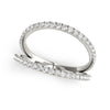 14k White Gold Diamond Split Band Ring (1/4 cttw) Alba Luxe