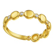 14K Yellow Gold Textured Rope Ring (4.00 mm) RCJ