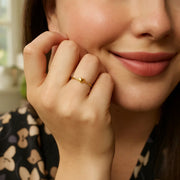 14k Yellow Gold Ring with Puffed Heart(1.40 mm) RCJ