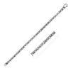 Sterling Silver Gunmetal Finish Byzantine Chain Bracelet (5.00 mm) Alba Luxe