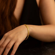 14k Yellow Gold Greek Fret Design Fancy Bracelet (3.30 mm) RCJ