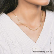 18k Yellow Gold Diamond Cut Cable Link Chain (1.90 mm) RCJ