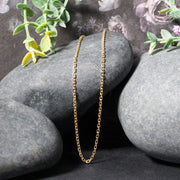 18k Yellow Gold Diamond Cut Cable Link Chain (1.90 mm) RCJ