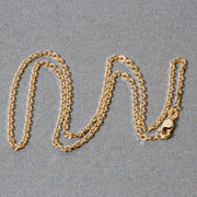 18k Yellow Gold Diamond Cut Cable Link Chain (1.90 mm) RCJ