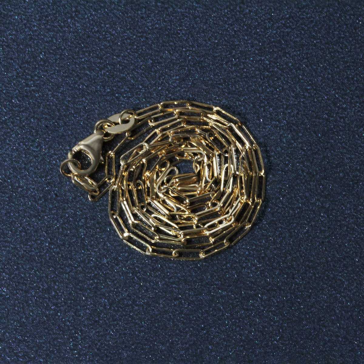 18K Yellow Gold Fine Paperclip Chain (1.50 mm) Alba Luxe