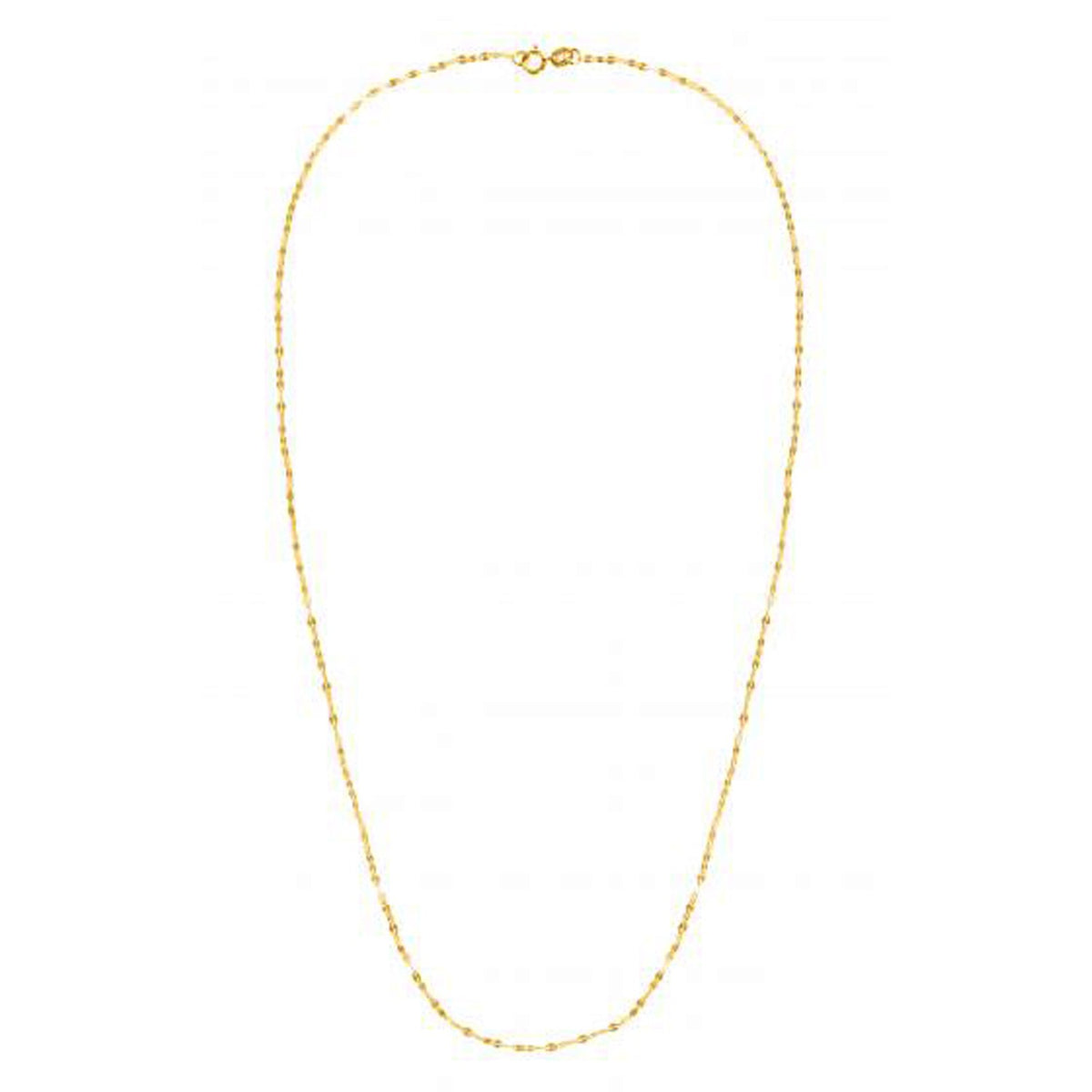 14k Yellow Gold Alternate Valentino Chain (1.40 mm) Alba Luxe