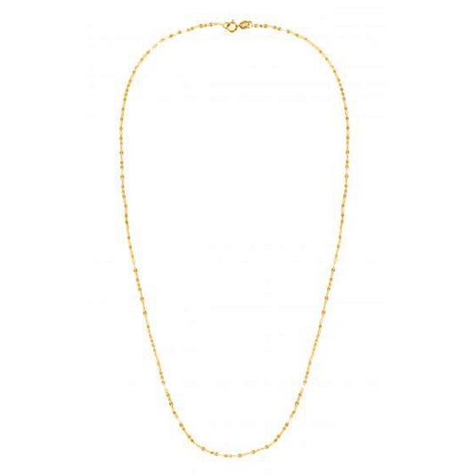 14k Yellow Gold Alternate Valentino Chain (1.40 mm) Alba Luxe