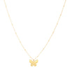 14k Yellow Gold Papillon Butterfly Necklace Alba Luxe