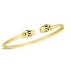 14k Yellow Gold Panther Bangle (3.00 mm) Alba Luxe