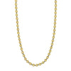 Two Tone Beaded Chain Necklace in 14K Gold Alba Luxe
