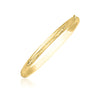 10k Yellow Gold Botanical Pattern Florentine Bangle (5.00 mm) Alba Luxe