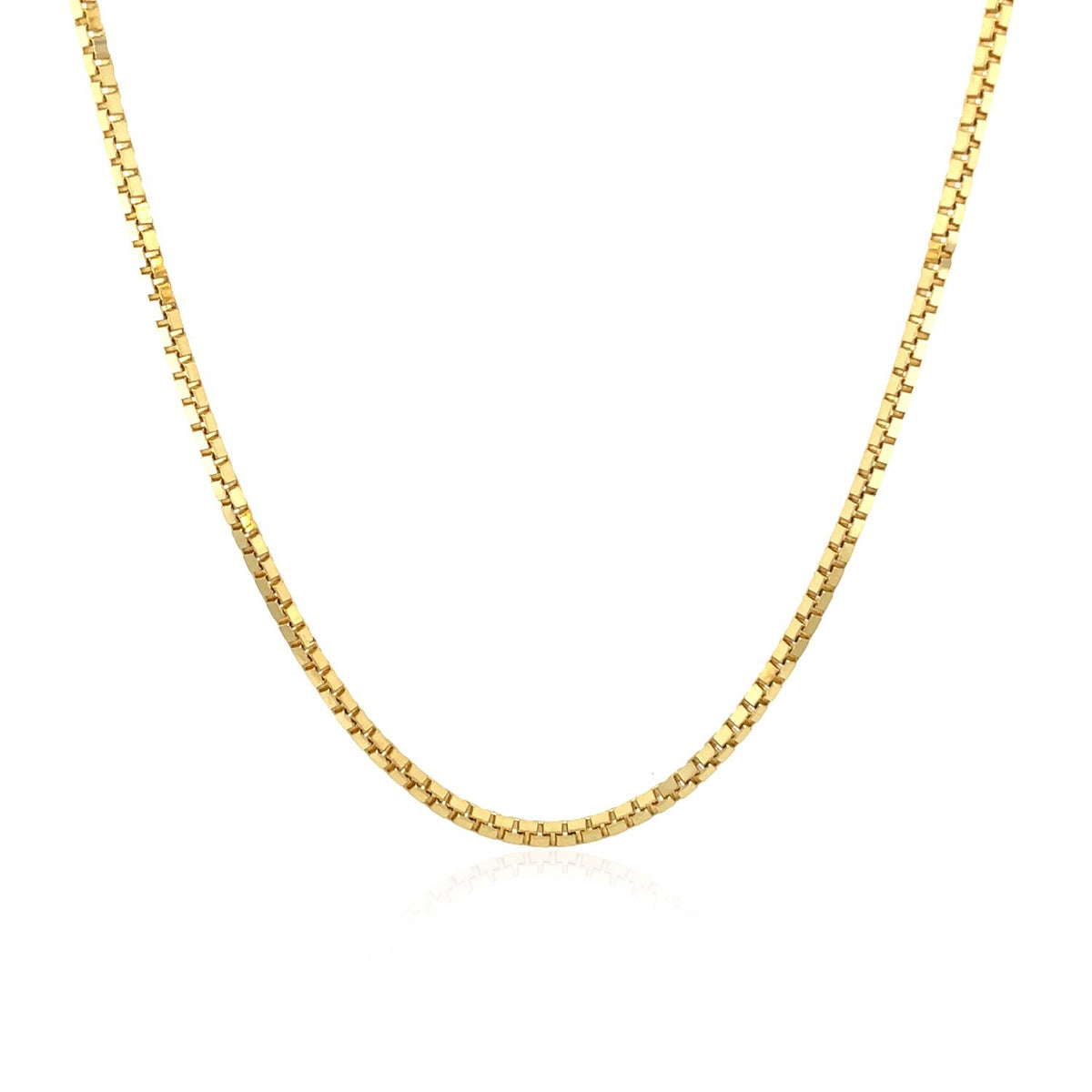 10k Yellow Gold Classic Box Chain (1.40 mm) Alba Luxe