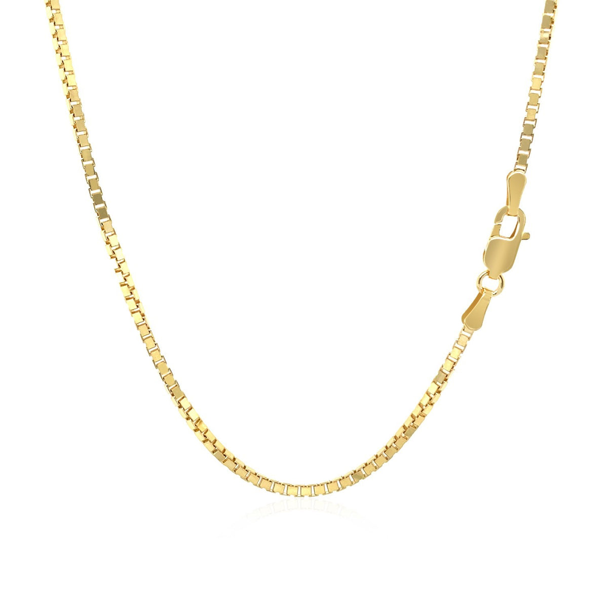 10k Yellow Gold Classic Box Chain (1.40 mm) Alba Luxe