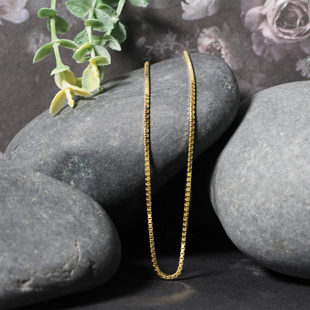 10k Yellow Gold Classic Box Chain (1.40 mm) Alba Luxe