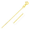 14k Yellow Gold Diamond Cut Cable Link Chain (0.68 mm) Alba Luxe