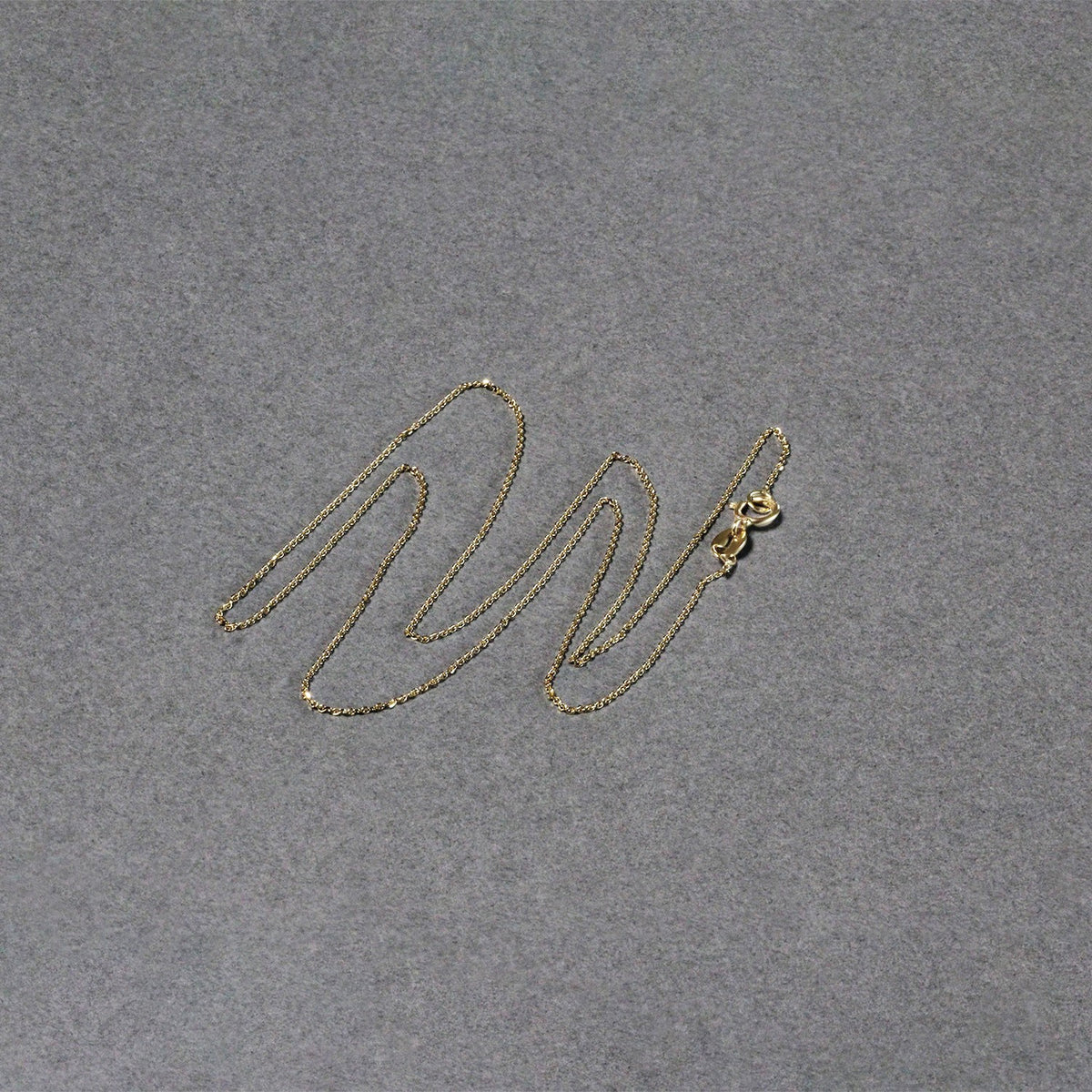 14k Yellow Gold Diamond Cut Cable Link Chain (0.68 mm) Alba Luxe