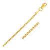 14k Yellow Gold Solid Round Box Chain (1.6 mm) Alba Luxe
