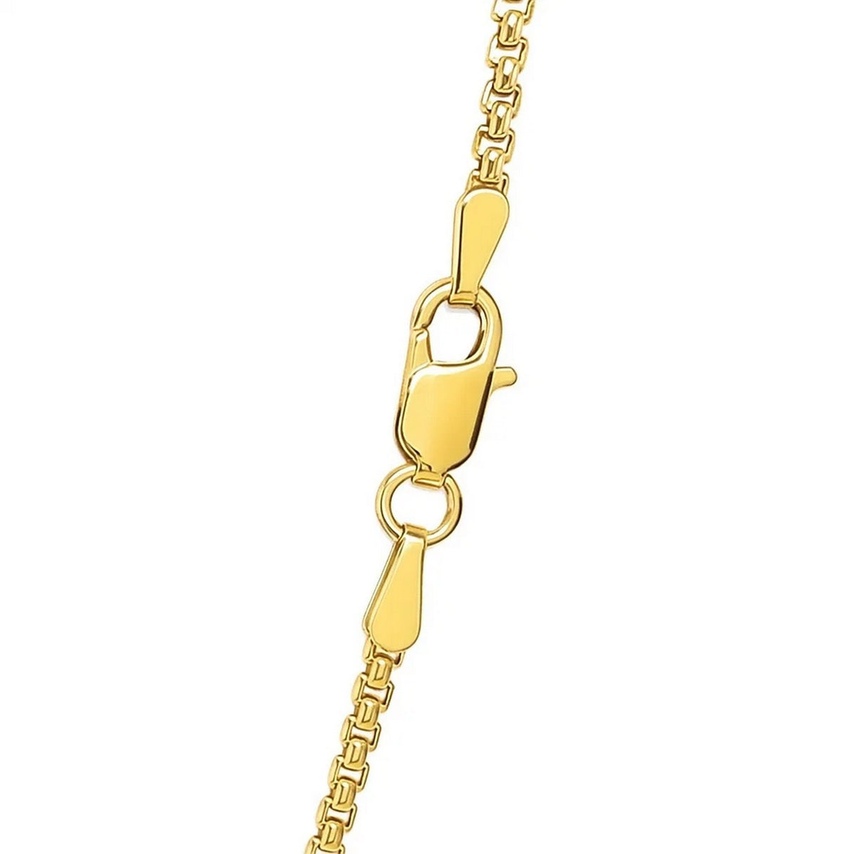 14k Yellow Gold Solid Round Box Chain (1.6 mm) Alba Luxe