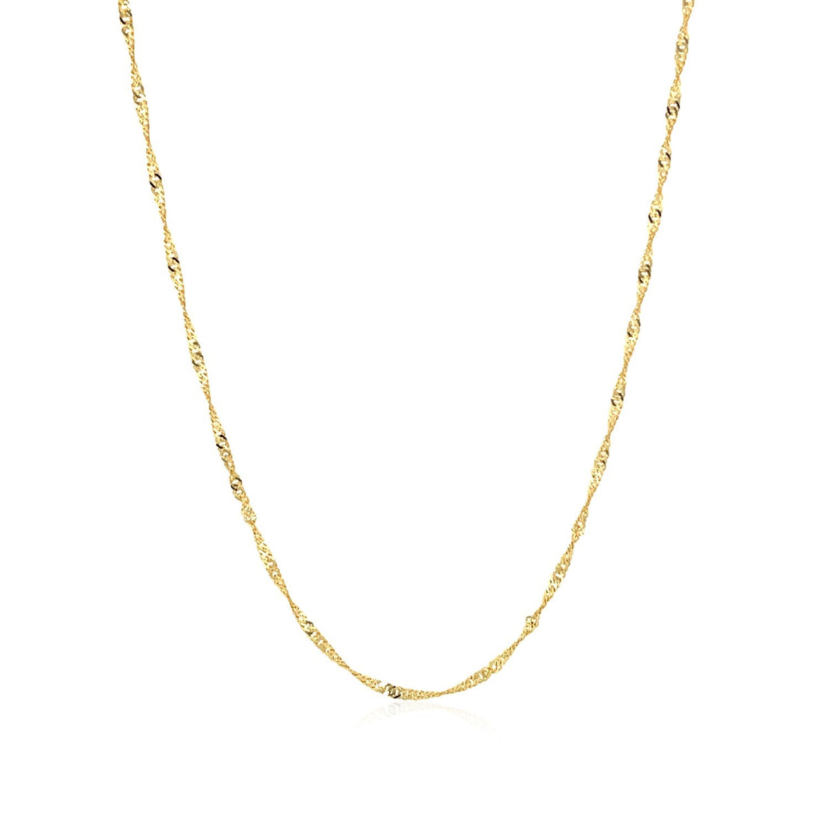 10k Yellow Gold Singapore Chain (1.50 mm) Alba Luxe