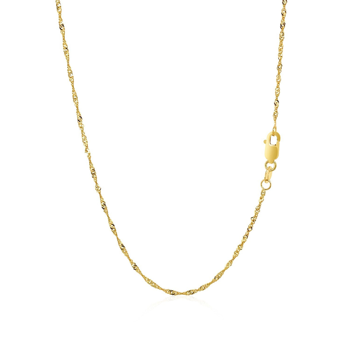 10k Yellow Gold Singapore Chain (1.50 mm) Alba Luxe