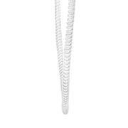 Sterling Silver Rhodium Plated Tubogas Fancy Necklace Alba Luxe