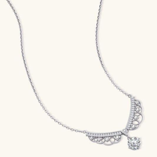 Angel Wing Moissanite Necklace by AlbaLuxe AlbaLuxe