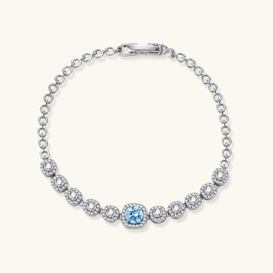 Azure Tennis Bracelet by AlbaLuxe AlbaLuxe