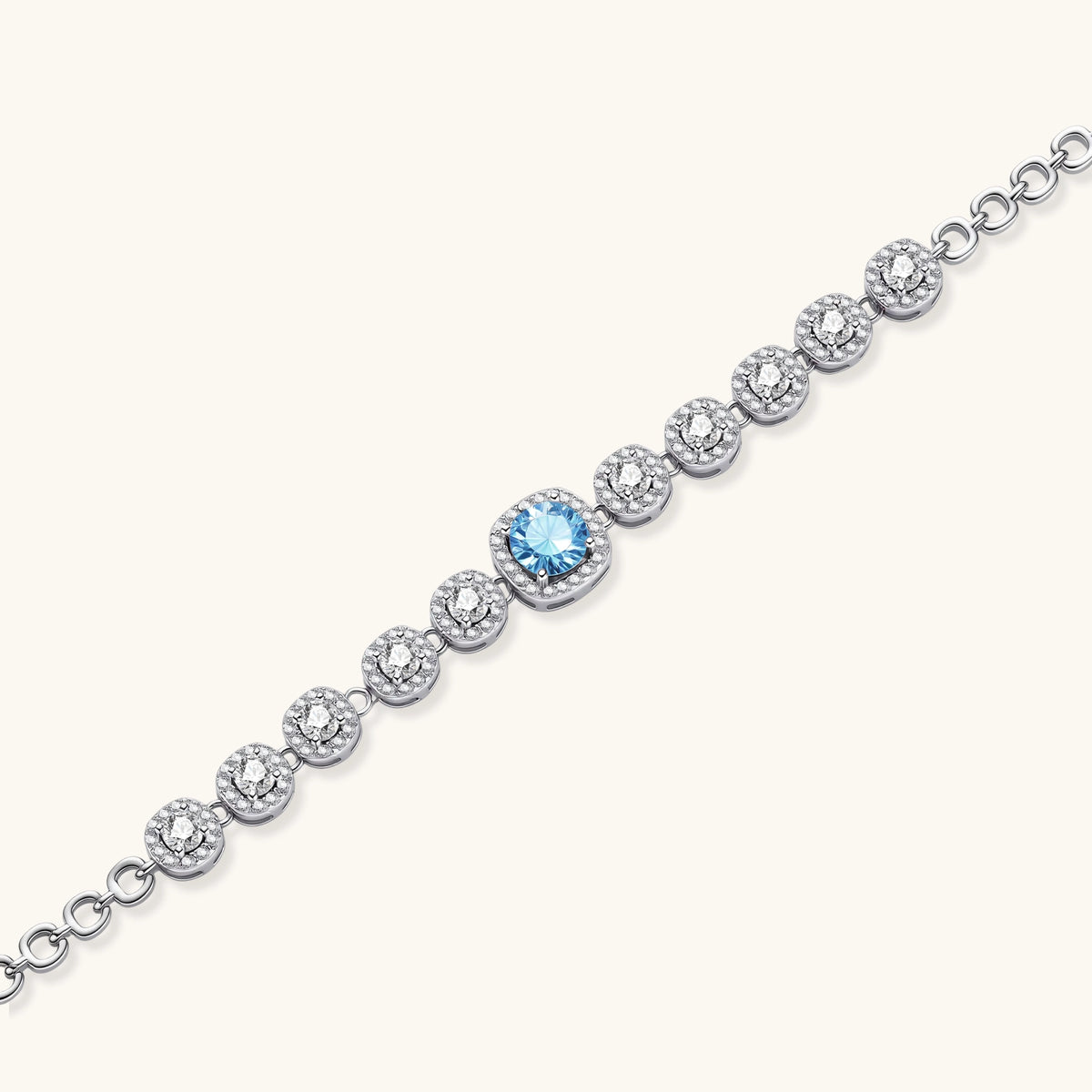 Azure Tennis Bracelet by AlbaLuxe AlbaLuxe