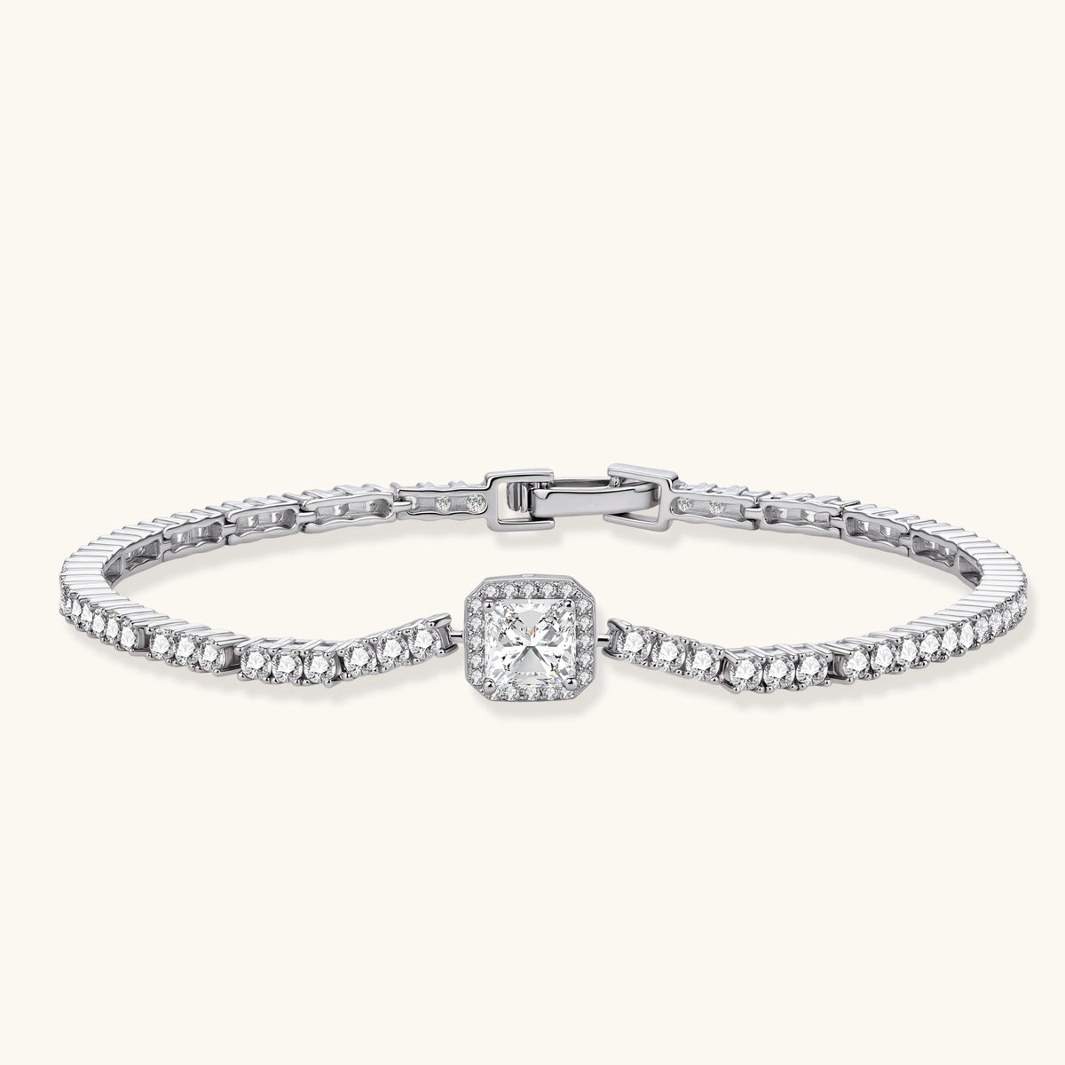 Luxe Center Tennis Bracelet by AlbaLuxe AlbaLuxe