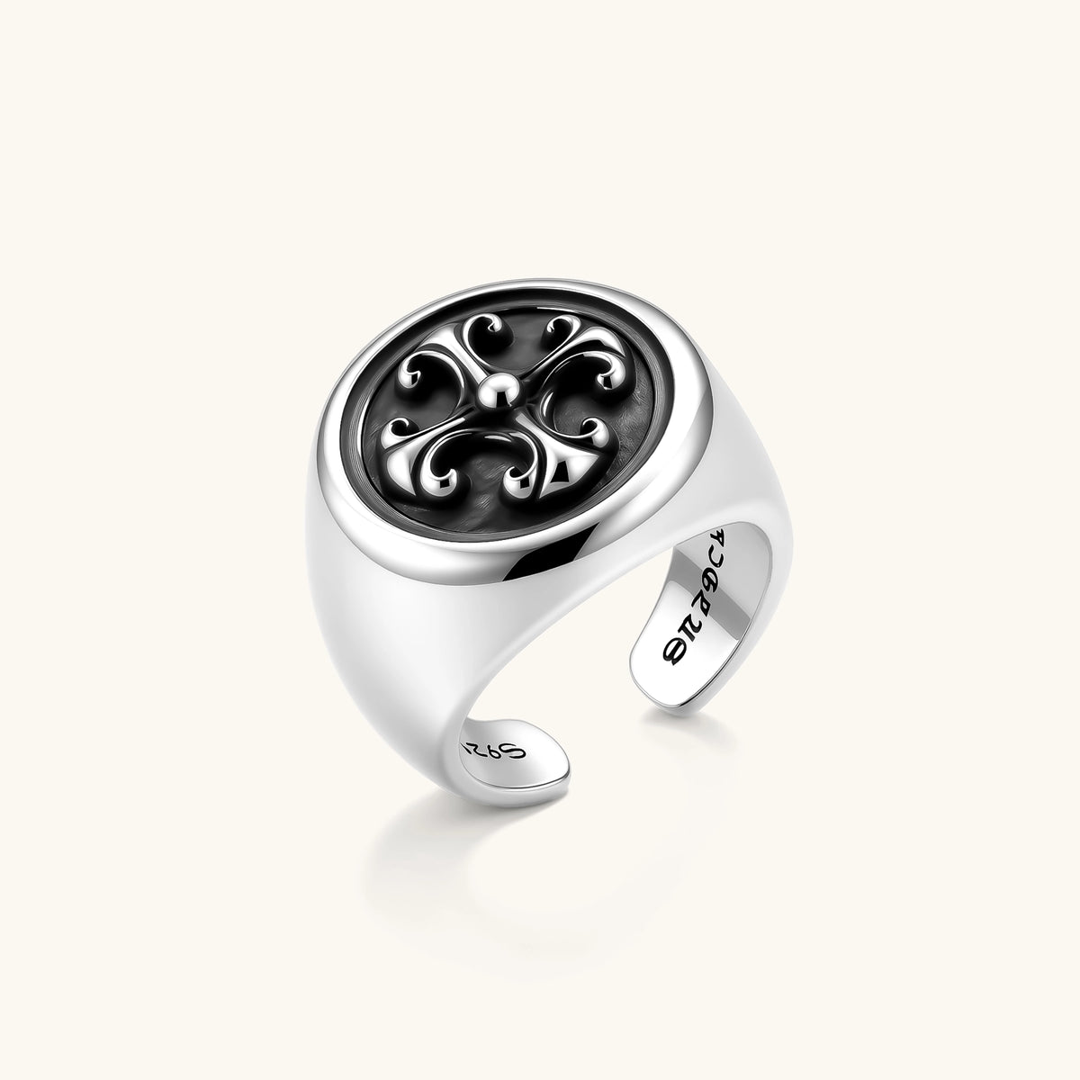 Fleur Signet Ring by AlbaLuxe AlbaLuxe
