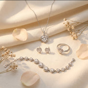 Heart Symphony Moissanite Set by AlbaLuxe AlbaLuxe